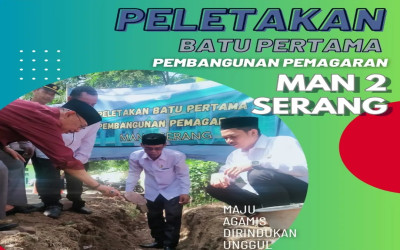 Peletakan batu pertama Pembangunan Pemagaran